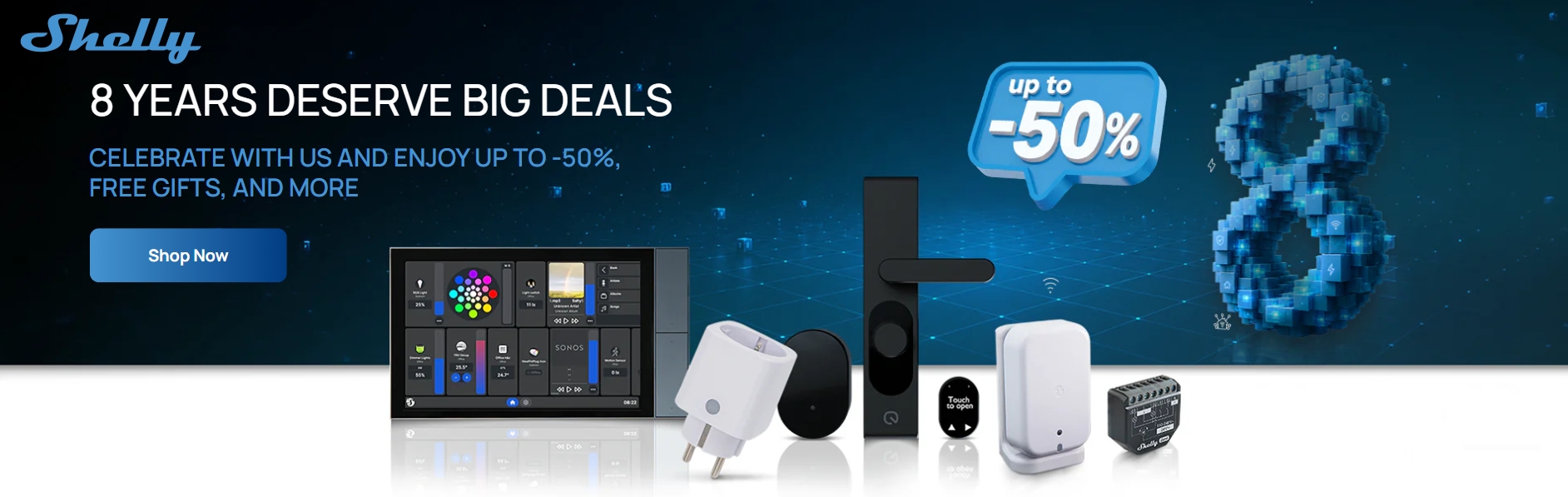 Shelly promotional banner; check current offer terms with the merchant